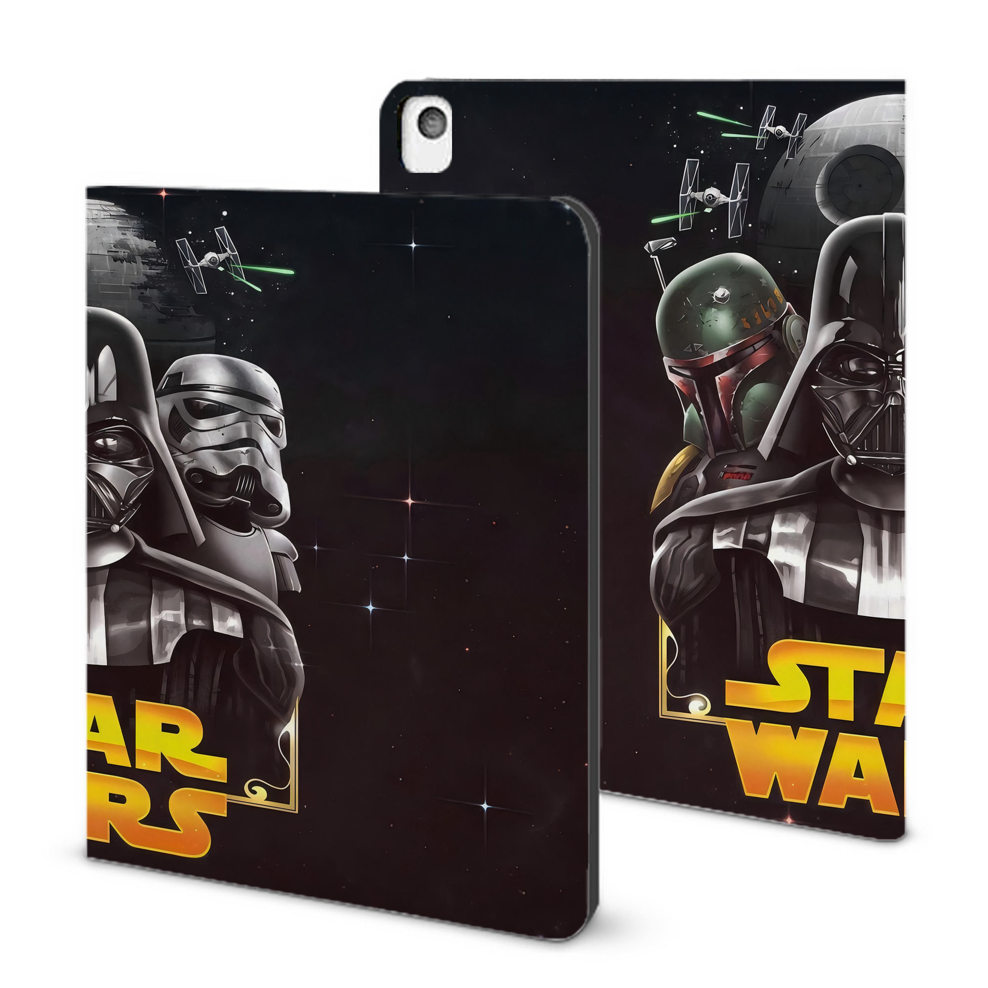（画像用） スター・ウォーズ Star Wars IPadケース ペンホルダー付き ブックスタイルデザイン